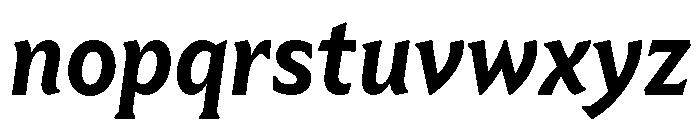 MaradesBoisv0.3acWeb 638Italic Font LOWERCASE