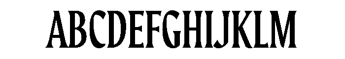 Maragsa Narrow Font UPPERCASE