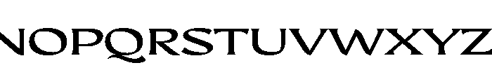 Maragsa Wide Font UPPERCASE