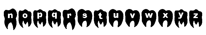 MarfaDailyPractice Black Font LOWERCASE