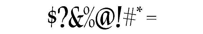 MargoCondensed Medium Font OTHER CHARS
