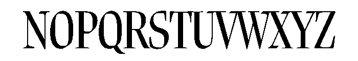 MargoCondensed Medium Font UPPERCASE