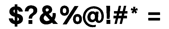 MargueriteGrotesk Bold Font OTHER CHARS
