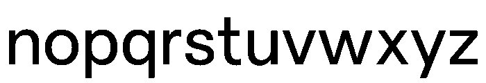 MargueriteGrotesk Regular Font LOWERCASE