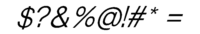 MargueriteGroteskItalic LightItalic Font OTHER CHARS