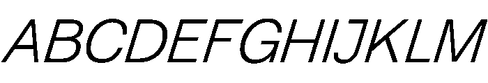 MargueriteGroteskItalic LightItalic Font UPPERCASE
