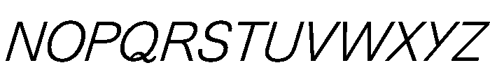 MargueriteGroteskItalic LightItalic Font UPPERCASE