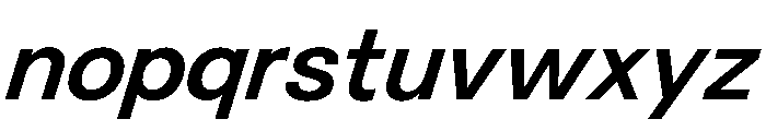 MargueriteGroteskItalic MediumItalic Font LOWERCASE