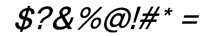 MargueriteGroteskItalic RegularItalic Font OTHER CHARS