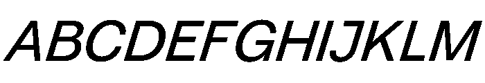 MargueriteGroteskItalic RegularItalic Font UPPERCASE