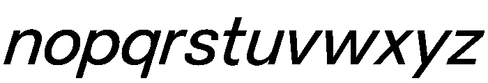 MargueriteGroteskItalic RegularItalic Font LOWERCASE