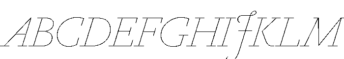Marian 1554 Italic Font UPPERCASE