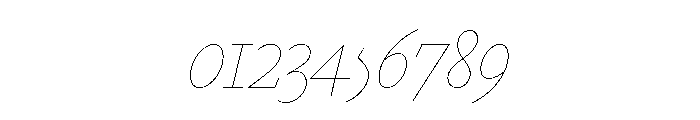 Marian 1565 Italic Font OTHER CHARS