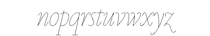Marian 1565 Italic Font LOWERCASE