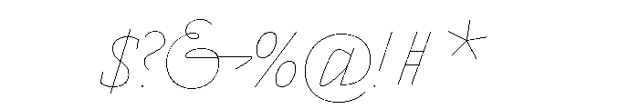 Marian 1571 Italic Font OTHER CHARS