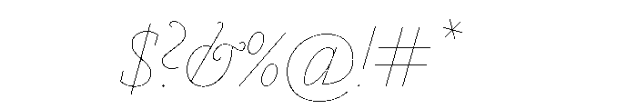 Marian 1680 Italic Font OTHER CHARS