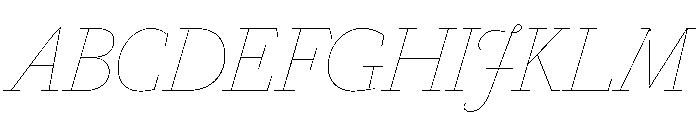 Marian 1680 Italic Font UPPERCASE