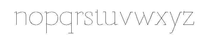 Marian 1680 Roman Font LOWERCASE