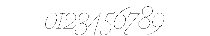 Marian 1740 Italic Font OTHER CHARS