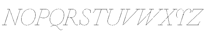 Marian 1740 Italic Font UPPERCASE