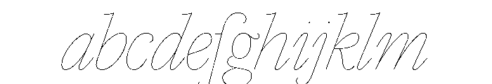 Marian 1740 Italic FONT
