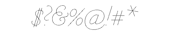 Marian 1742 Italic Font OTHER CHARS