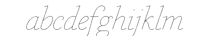 Marian 1742 Italic FONT