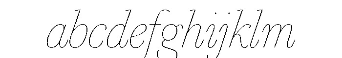 Marian 1757 Italic FONT