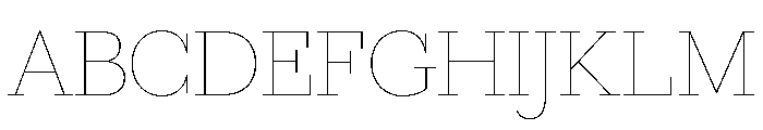 Marian 1757 Roman Font UPPERCASE