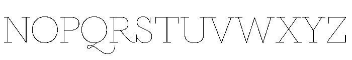 Marian 1757 Roman Font UPPERCASE