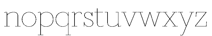 Marian 1757 Roman Font LOWERCASE