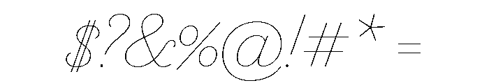 Marian 1800 Italic Font OTHER CHARS