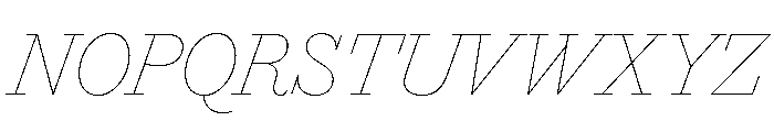 Marian 1800 Italic Font UPPERCASE