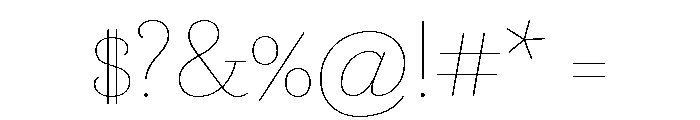 Marian 1800 Roman Font OTHER CHARS