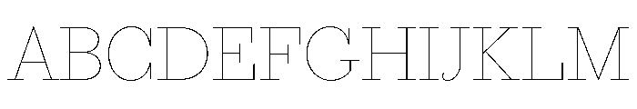 Marian 1800 Roman Font UPPERCASE