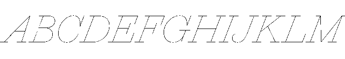 Marian 1812 Italic Font UPPERCASE