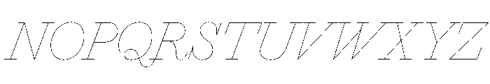 Marian 1812 Italic Font UPPERCASE
