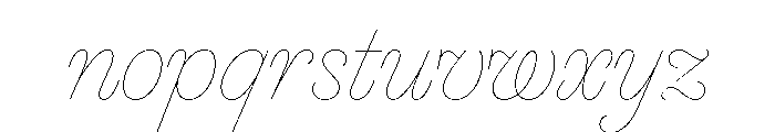 Marian 1812 Italic Font LOWERCASE