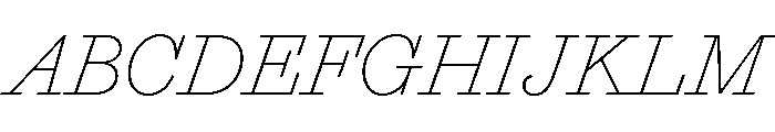 Marian Text 1812 Italic Font UPPERCASE