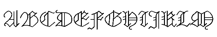 Marian Text Black Font UPPERCASE