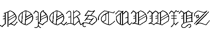 Marian Text Black Font UPPERCASE