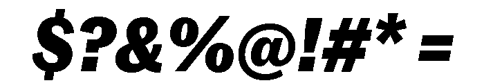 Marr Sans Bold Italic Font OTHER CHARS