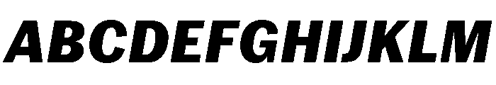 Marr Sans Bold Italic Font UPPERCASE