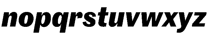 Marr Sans Bold Italic Font LOWERCASE
