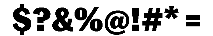 Marr Sans Bold Font OTHER CHARS