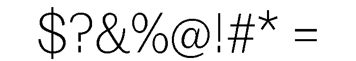Marr Sans Light Font OTHER CHARS