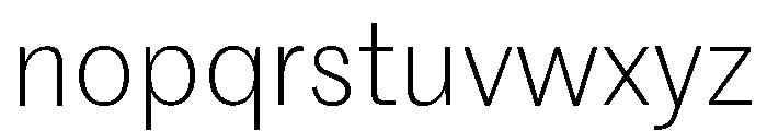 Marr Sans Light Font LOWERCASE