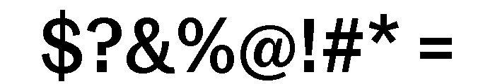 Marr Sans Medium Font OTHER CHARS