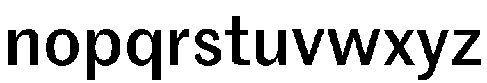 Marr Sans Medium Font LOWERCASE