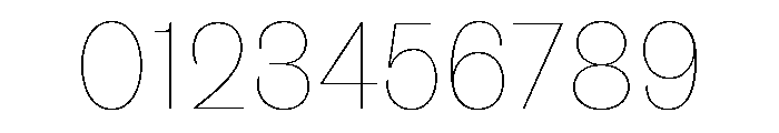 Marr Sans Thin Font OTHER CHARS